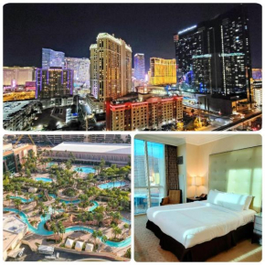 Awesome The Signature MGM condo with Strip view. No resort fee!